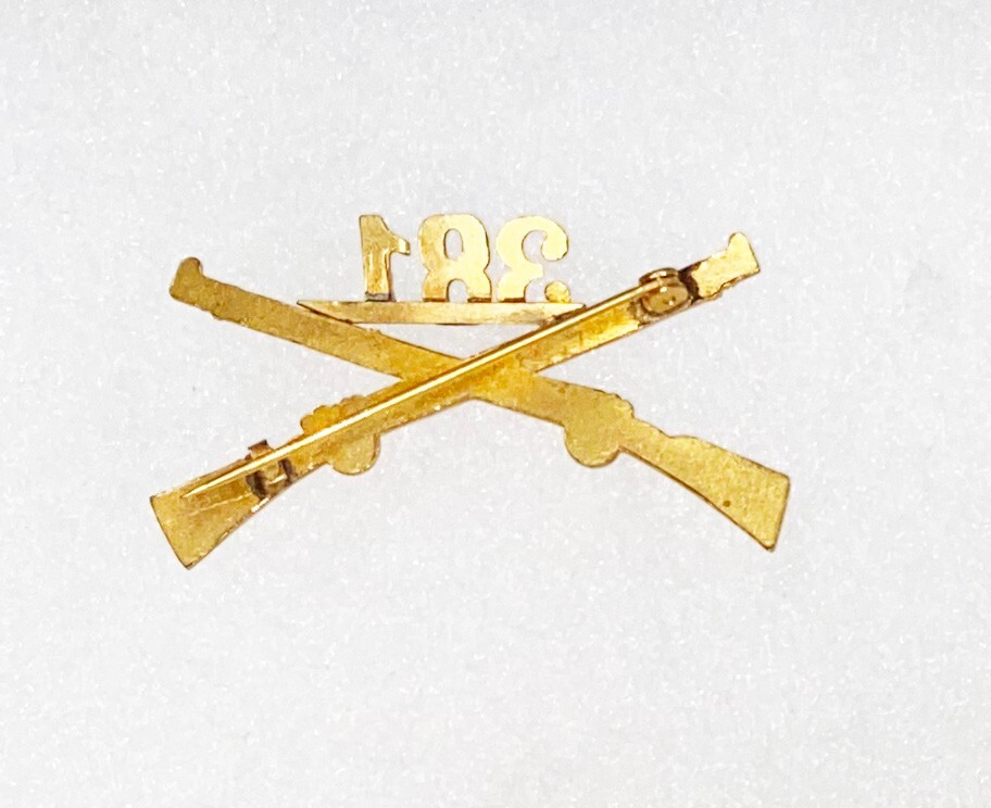 Pre-WWI 381st Infantry Collar Device