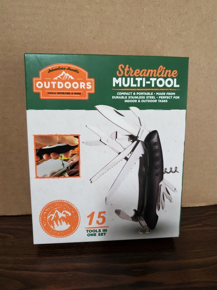 Outdoors Streamline Multitool 15 Tools In 1