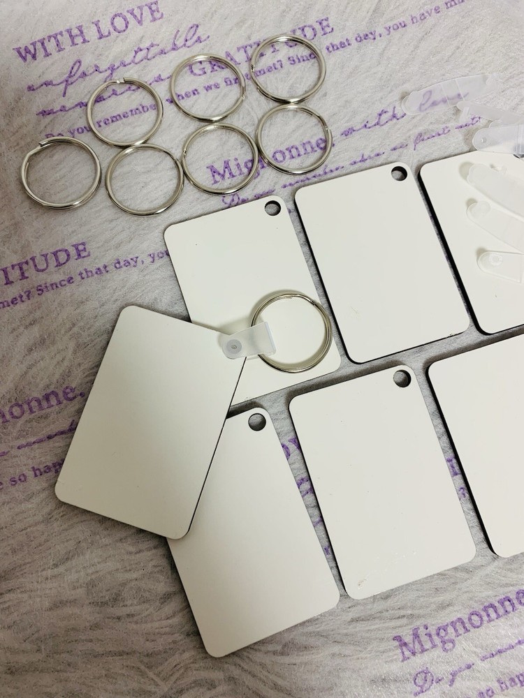 sublimation keychain blanks 7Pcs