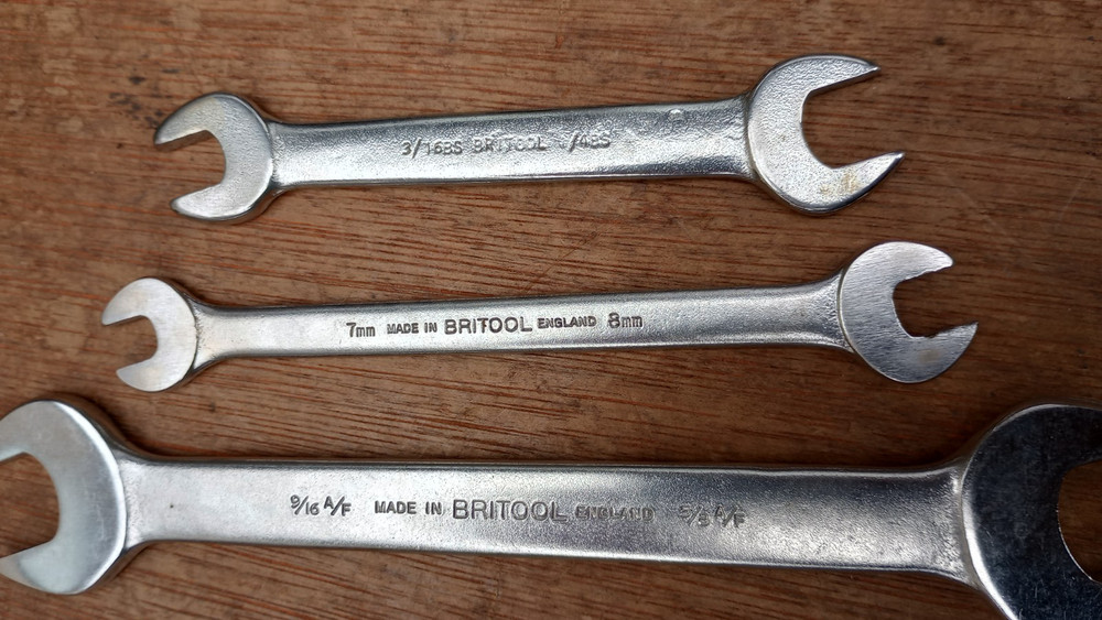 vintage Britool Spanners