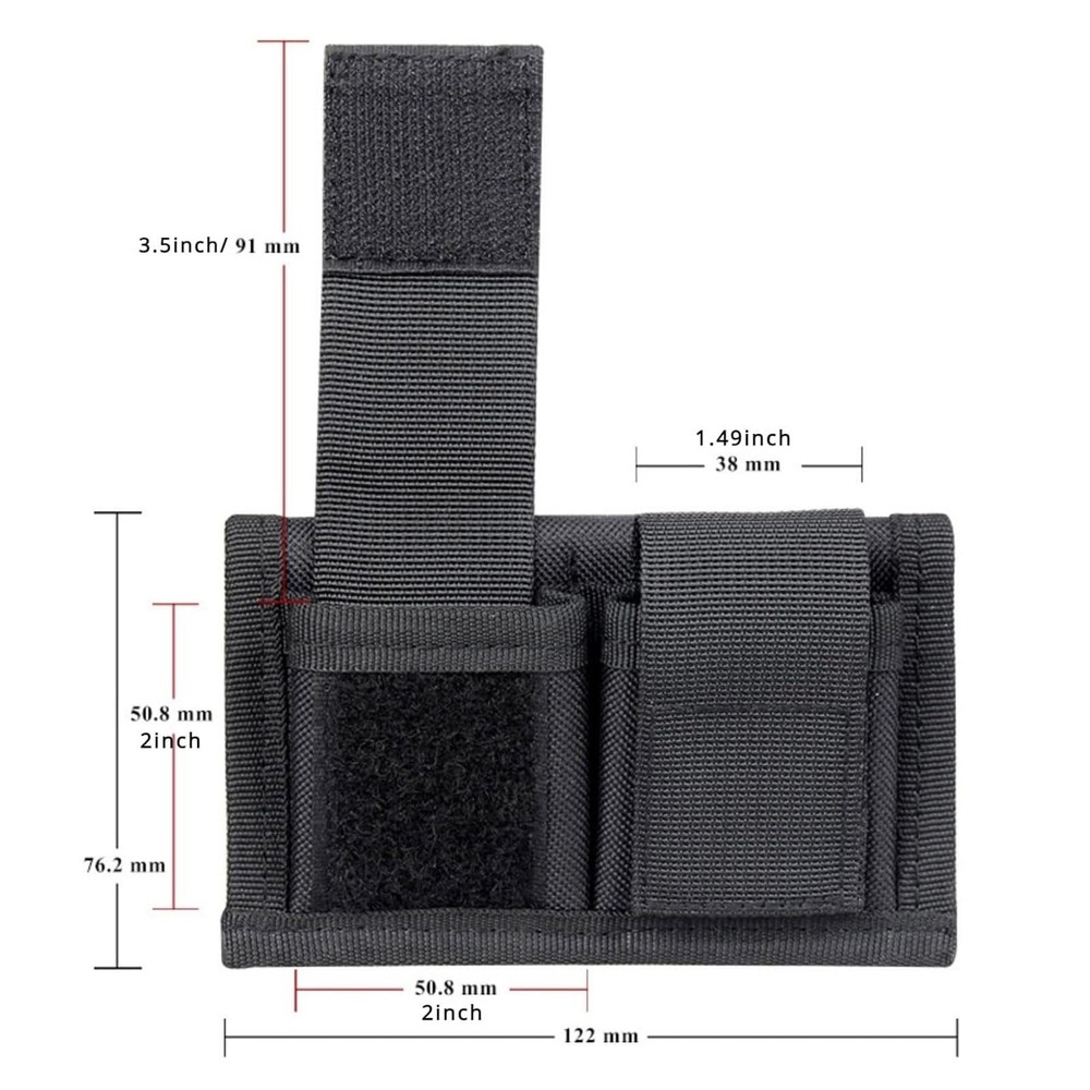Speedloader Pouch,Speed Loader Pouches Nylon Special Speed Loader Holster Fit...