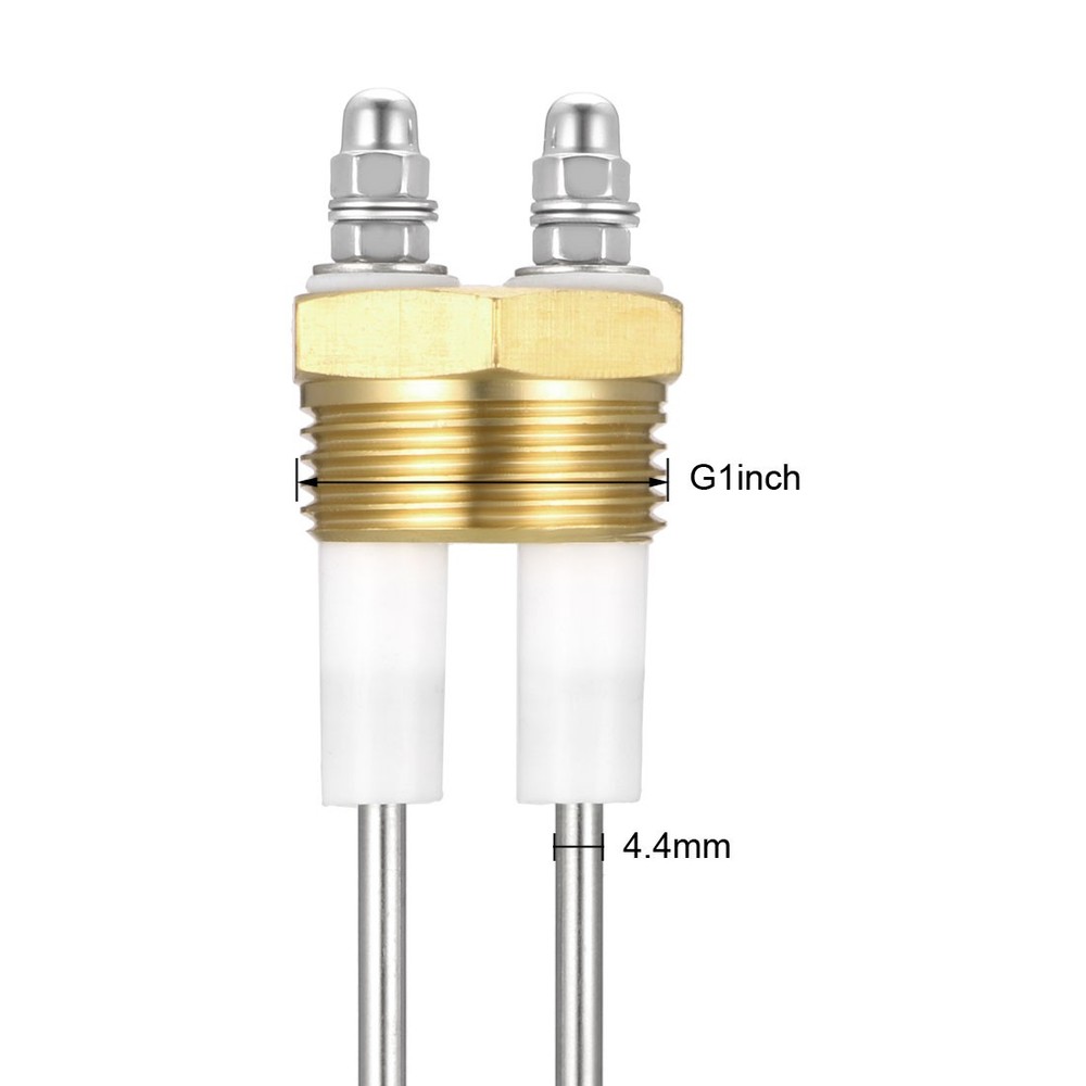 G1" Thread Water Level 2-Pin Liquid Indicator Electrode Probe for Steam Boiler