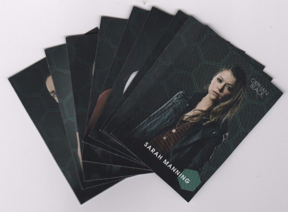 Cryptozoic Orphan Black season 1 base set 1-72 + 3 insert sets 99 total