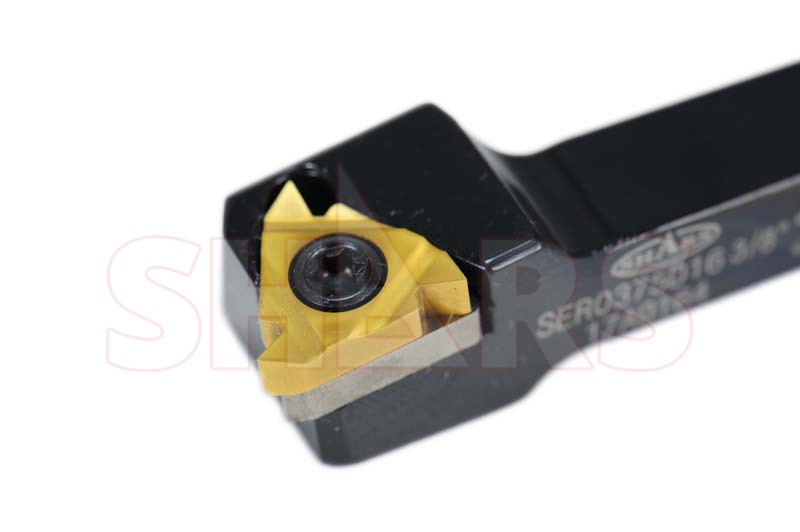 Shars 3/8 RH Indexable Threading Tool Holder ER16 Insert Cert Save $29.40 P]
