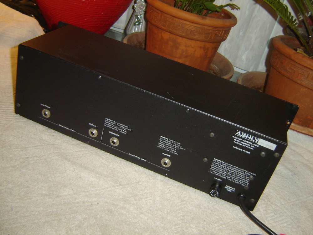 Ashly PQ66, Latter Version, 2 Ch 4 Band Parametric Equalizer, Eq, Vintage Rack