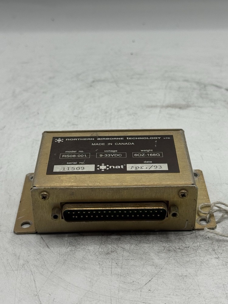 Northern Airborne Technology RS08-001 Remote Switch READ