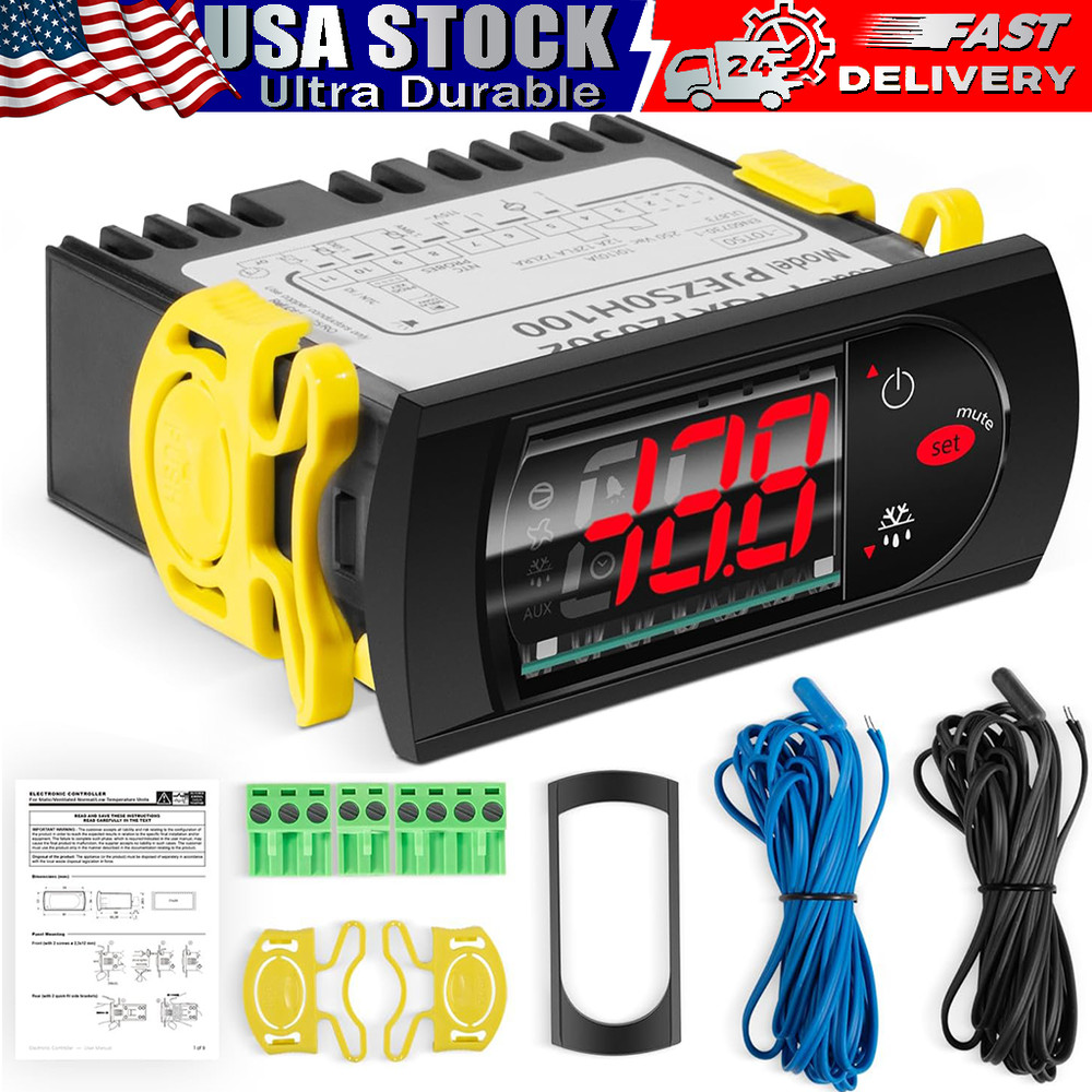 PJEZS0H100 115V Digital Temperature Controller for Carel & All Refrigerator Type