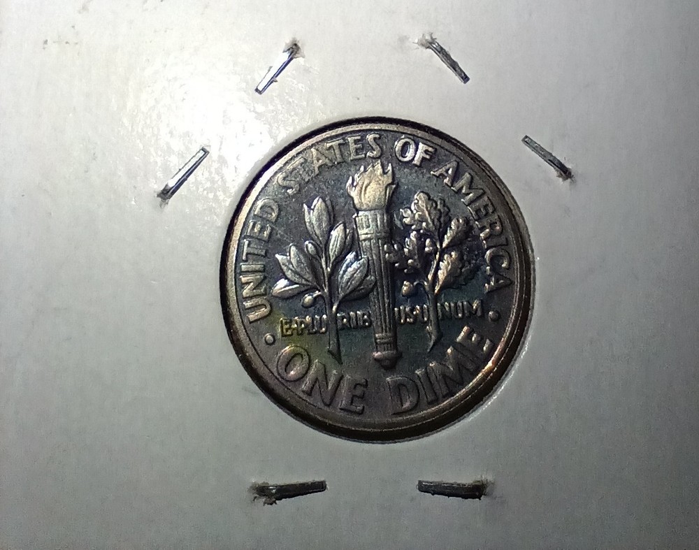 TONED 1985 S ROOSEVELT DIME PROOF