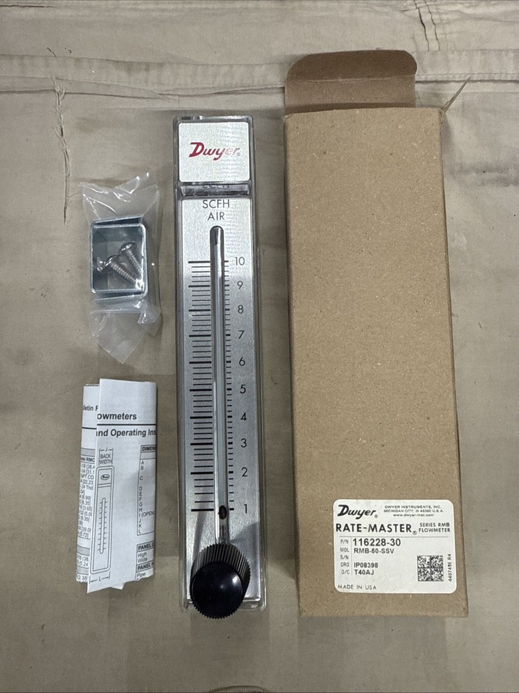 Dwyer Series RM Rate-Master Flowmeter 116228-30