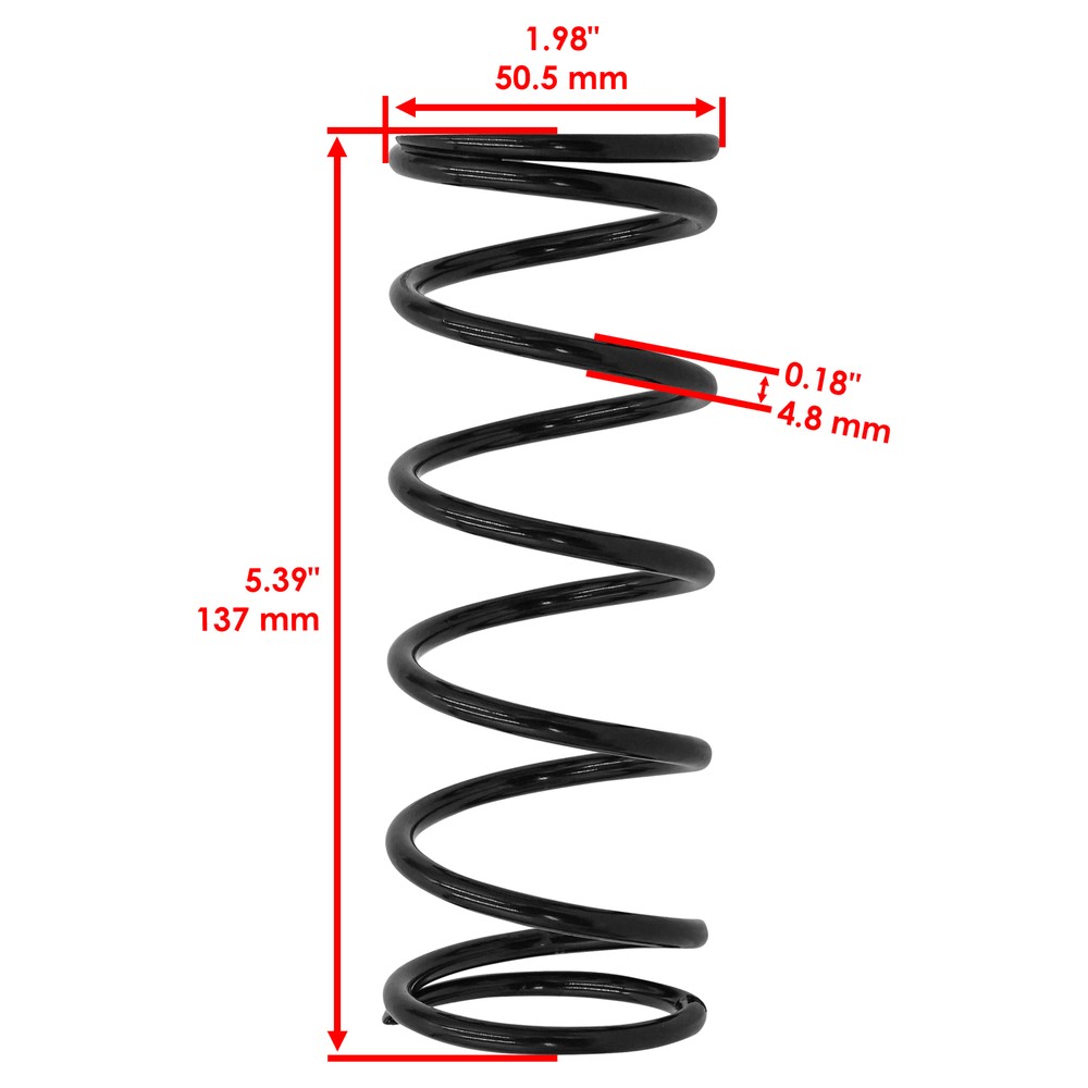 Caltric 7044021 Clutch Spring for Polaris Secondary Compression Spring