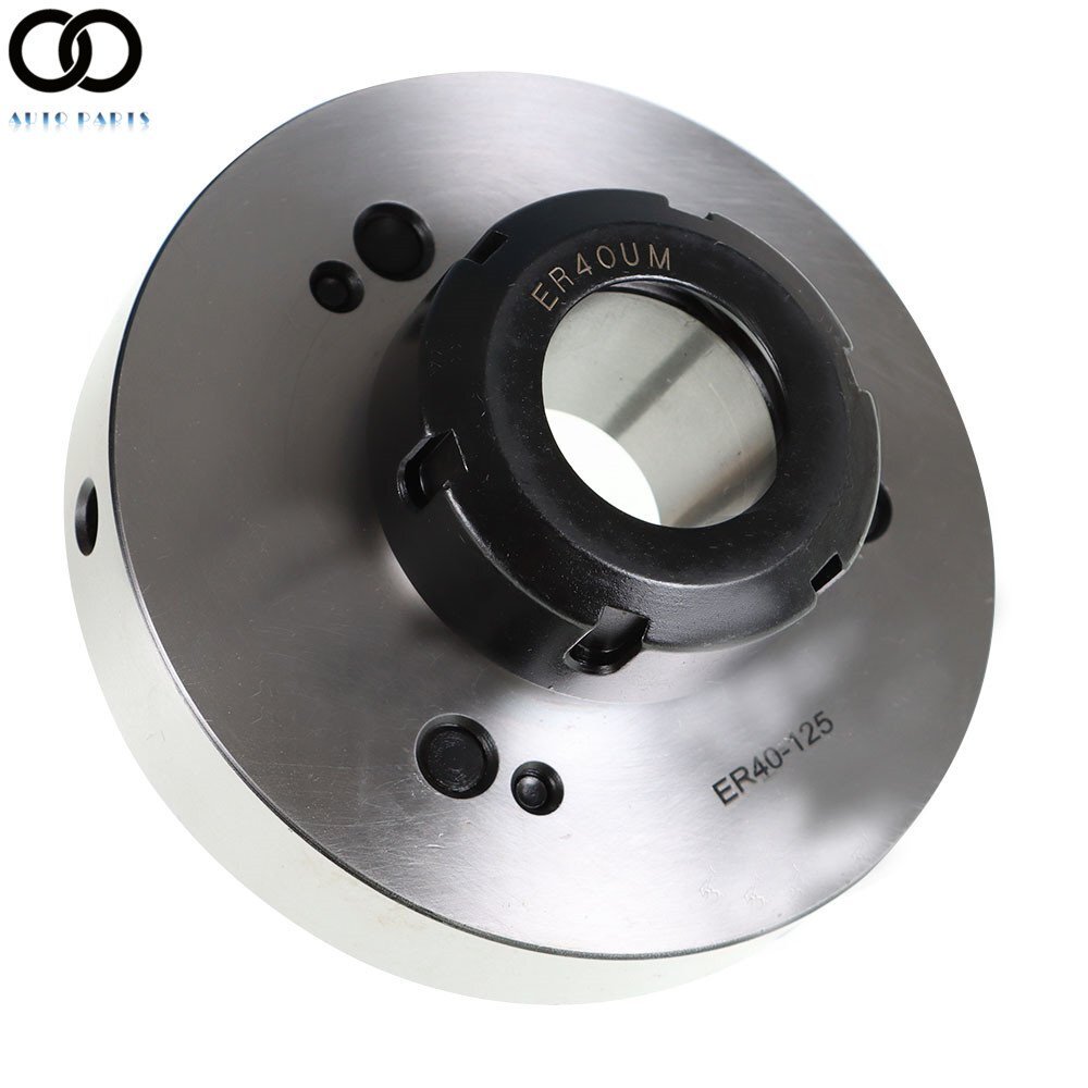 ER40 Collet Chuck 125mm Diameter Compact Lathe Tool Stud 5/8" For Milling Lathe