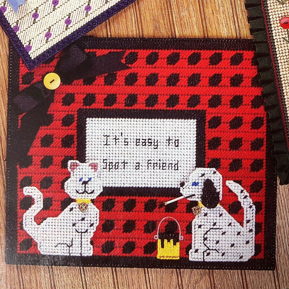 Heartfelt Sentiments Plastic Canvas Pattern Booklet Needlecraft 1997