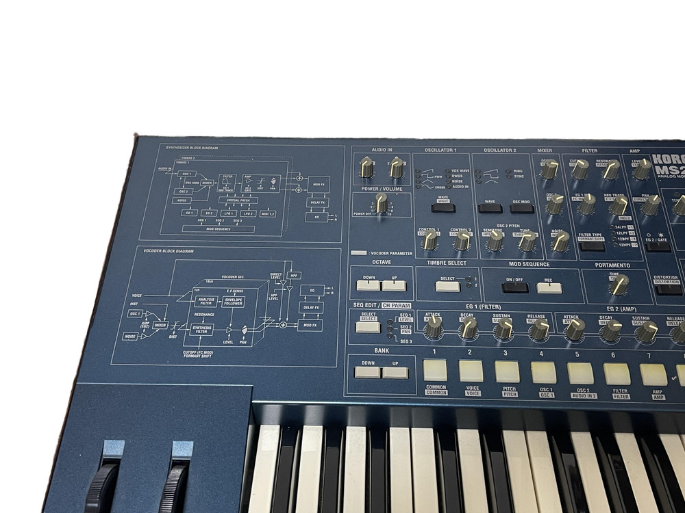 KORG MS2000 Analog Modeling Synthesizer 44-Key Vocoder Synth w/Manual AC Adapter