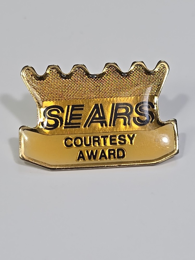 Sears Courtesy Award Lapel Pin Employee Recognition