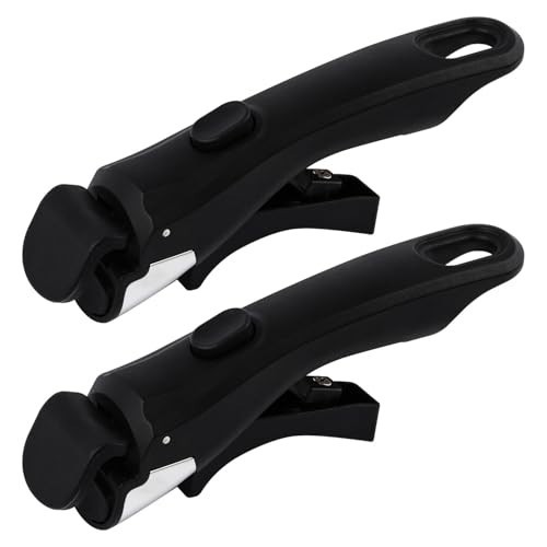 2PCS Universal Detachable Pot Handles, Removable Cookware Handle Replacement, Bl