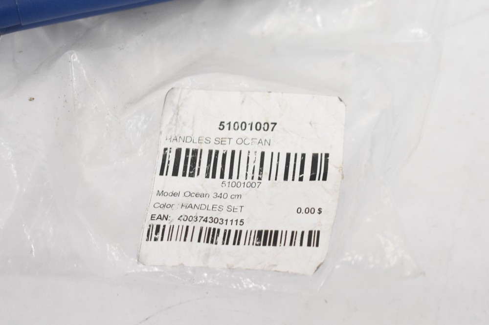 2 Piece Handle Set Ocean Blue 340cm 51001007 Leather Replacement Pack Kit