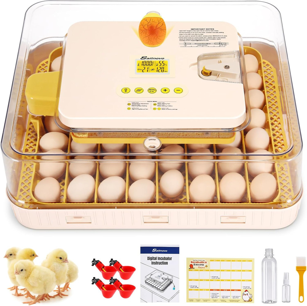 Incubators for Hatching Eggs, Egg Incubator with Automatic Egg Turning and Humid