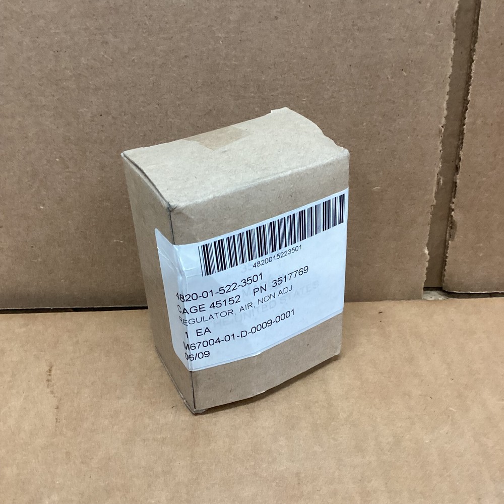 Valve regulating, fluid pressure 4820-01-522-3501