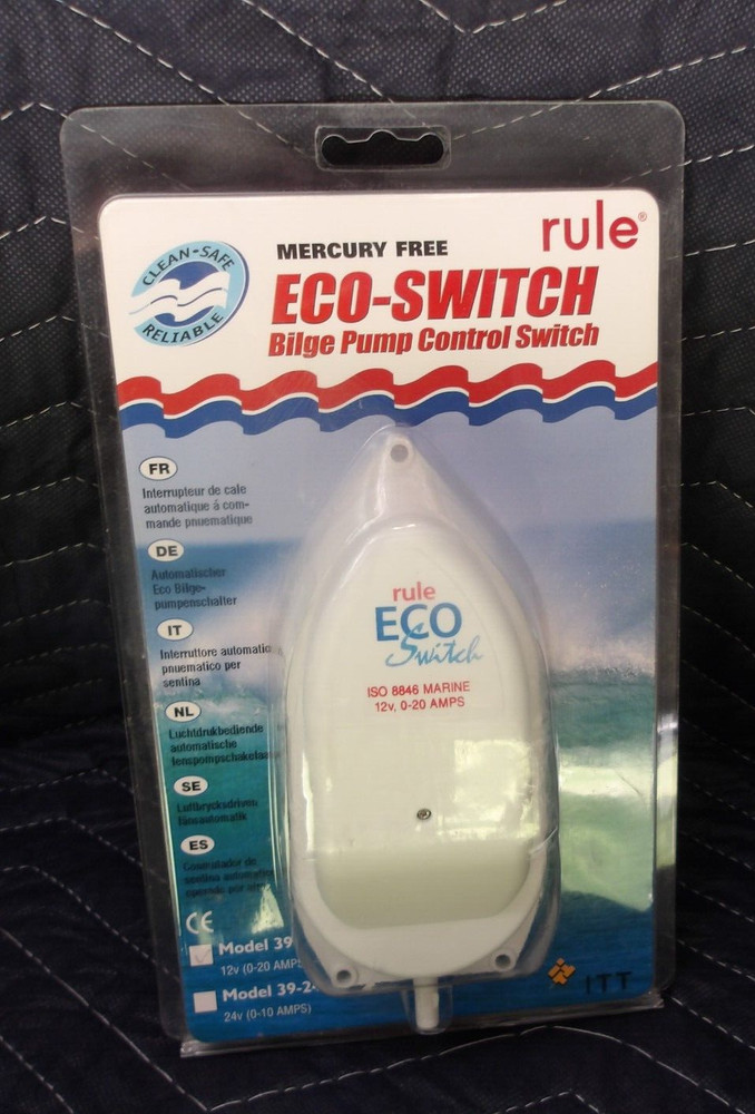 Rule Eco-Switch Automatic Bilge Pump Control Switch - 12V - MODEL 39 NEW