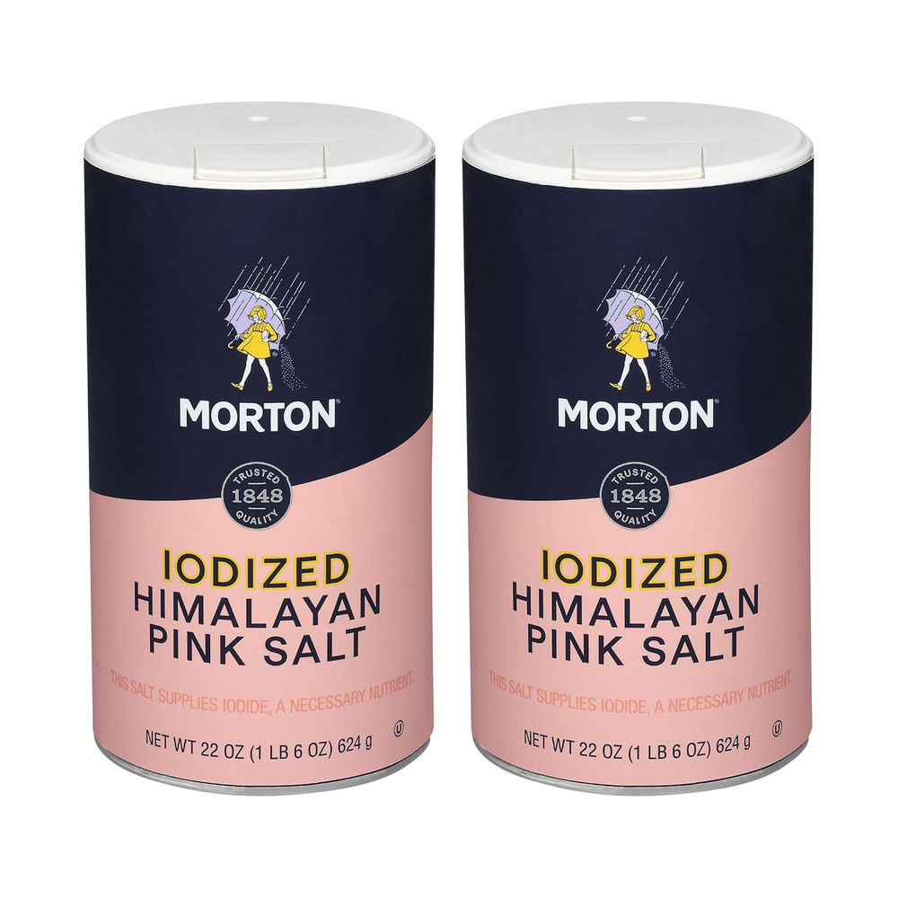 Iodized Himalayan Pink Salt, 22 Oz (2 Pack)