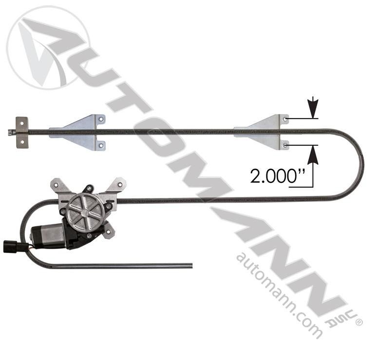 For KENWORTH W900 WINDOW REGULATOR Left ,  CO