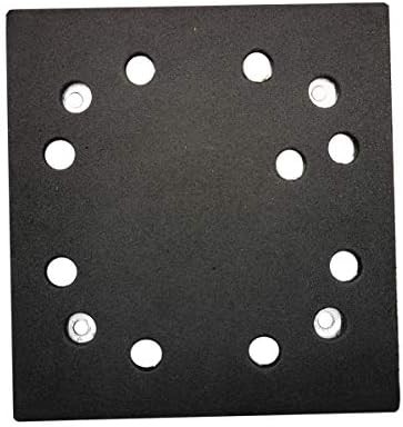 Sander pad backing plate replacement for sheet sander