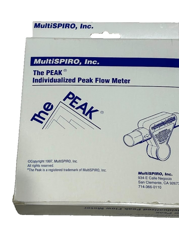 MultiSPIRE, Inc. The Peak Individualized Peak Flow Meter
