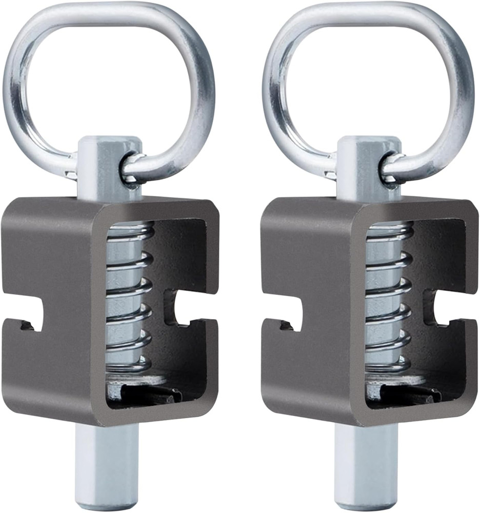 Spring Latch Lock, Weld-On Spring Latch Assembly, Trailer Gate Latch (Pack of 2)