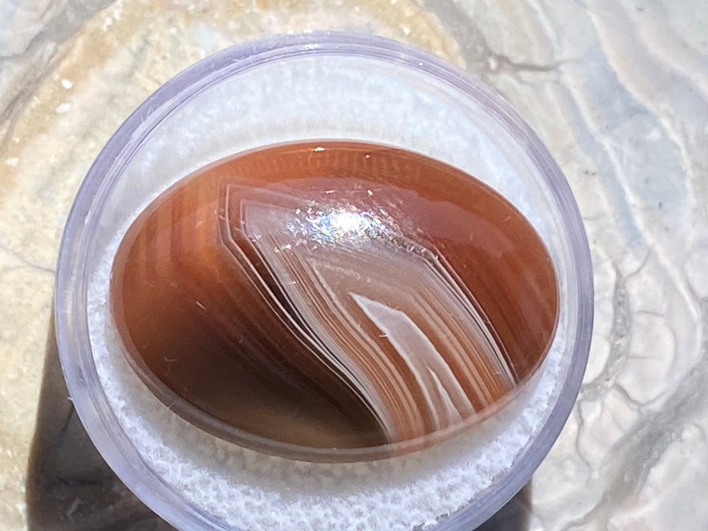 Banded Agate Turtle Pendant