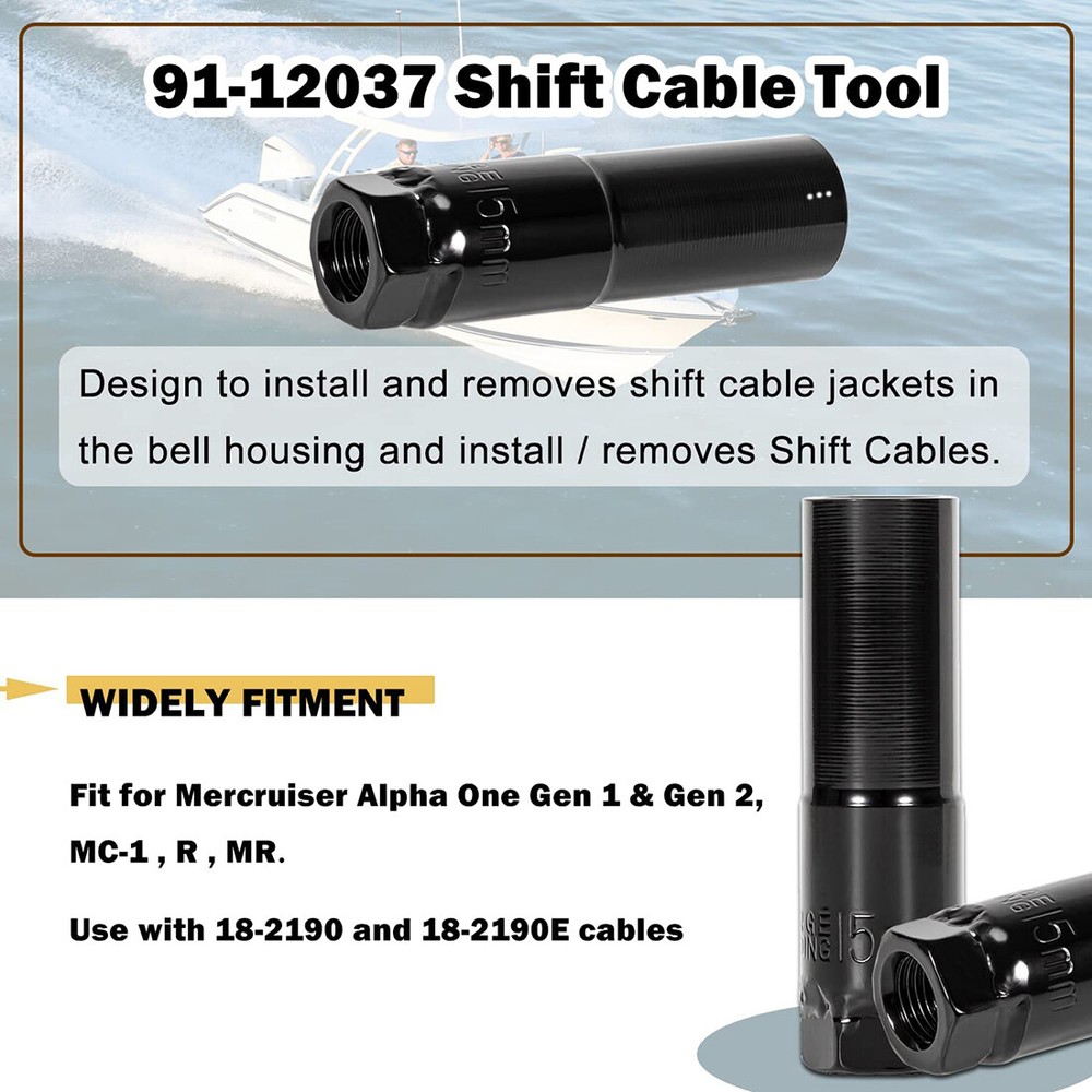 Shift Cable Tool Socket and Hinge Pin Tool for Mercruiser Alpha One Gen I Gen II