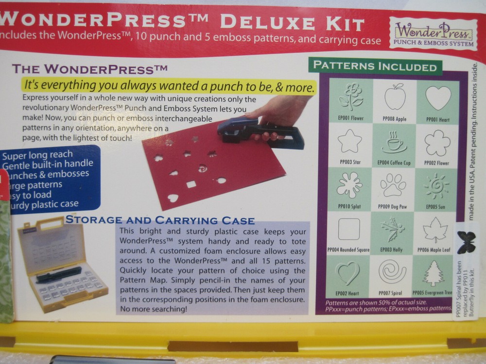 Wonder Press Punch & Emboss System Deluxe Kit