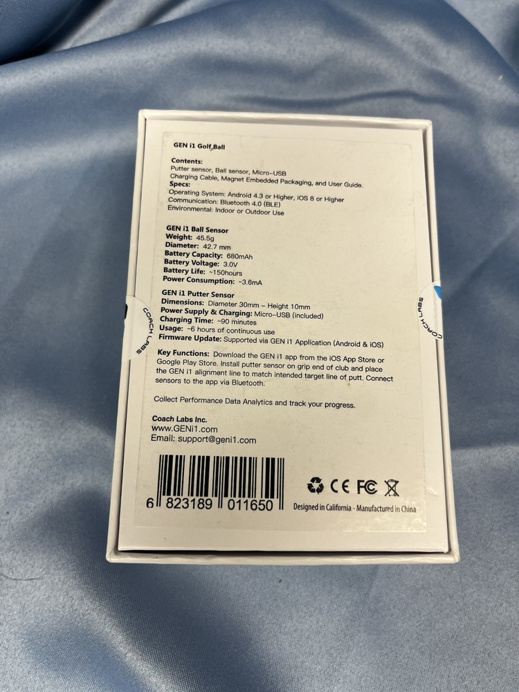 GEN i1 SMART GOLF BALL SENSOR new in box Sealed box