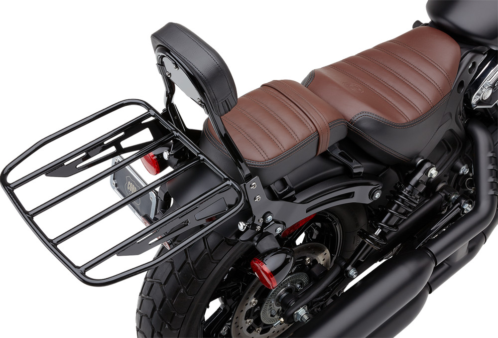 COBRA 502-2012B Detachable Mini Backrest Black Chief Chieftain