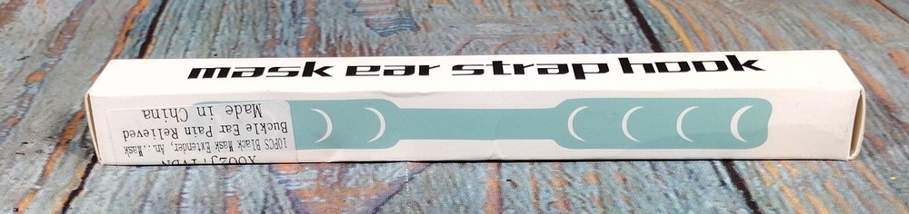 Mask Ear Strap Hook Set of 10 - Black