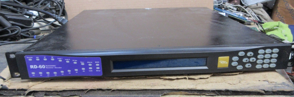 ADTEC DIGITAL RD-60 RD60-08-DMOD-PRM 1080P RECEIVER DECODER Multi-CODEC