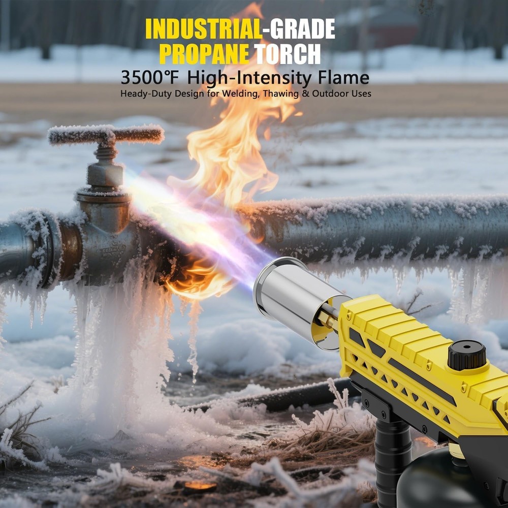 Durable Propane Torch for Precision Cooking, DIY Projects