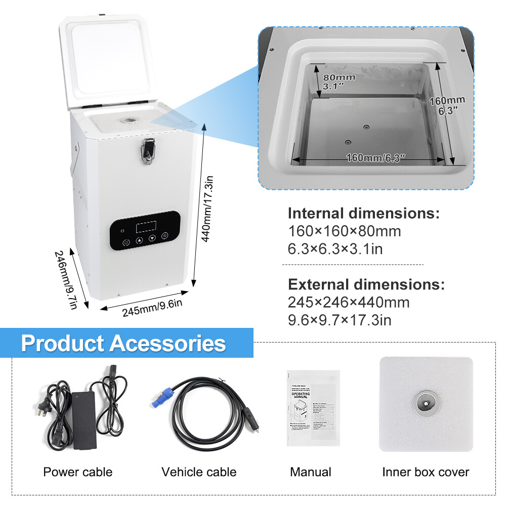 2L -120℃/-184℉ Ultra-Low Temperature Deep Lab Freezer for Samples Storage