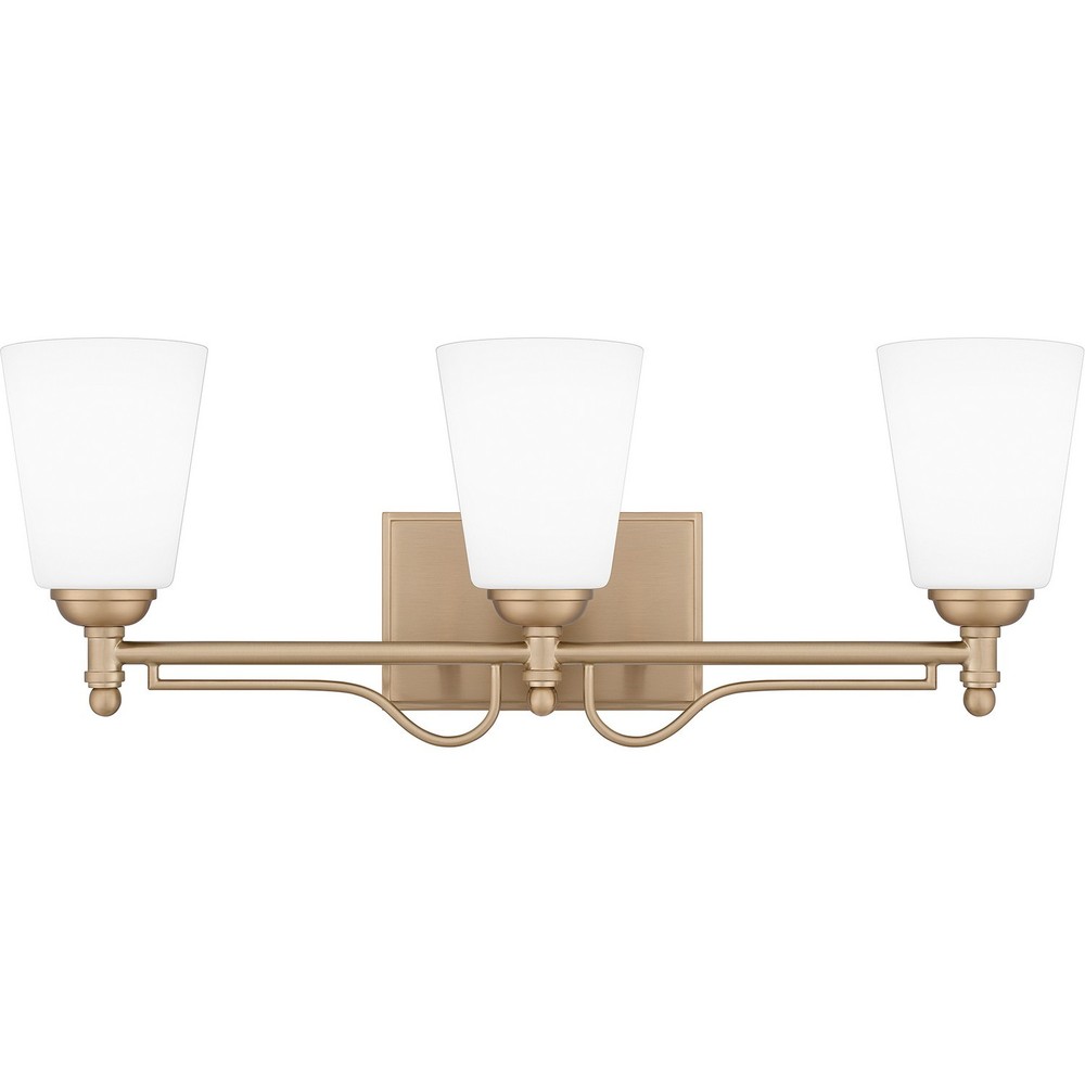 Bronze Gold Three Light Bath from the Esther Collection