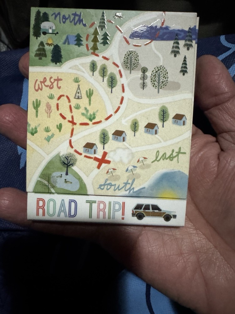 Molly & Rex Pocket Note Pad Road Trip Notes New