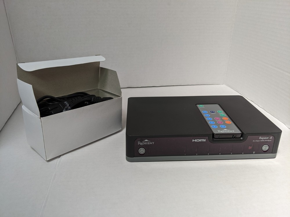 Radient Technologies REPEAT6 6 HDMI Distributor - Open Box Never Used