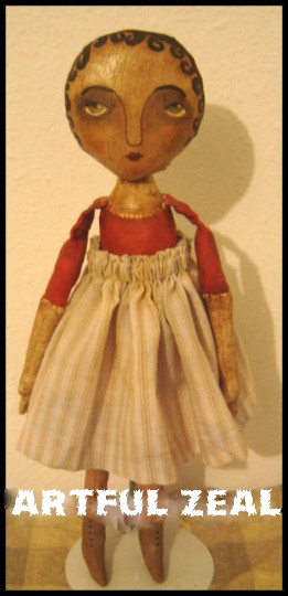 Doll PATTERN, Primitive Folk Art Doll, Cloth Doll