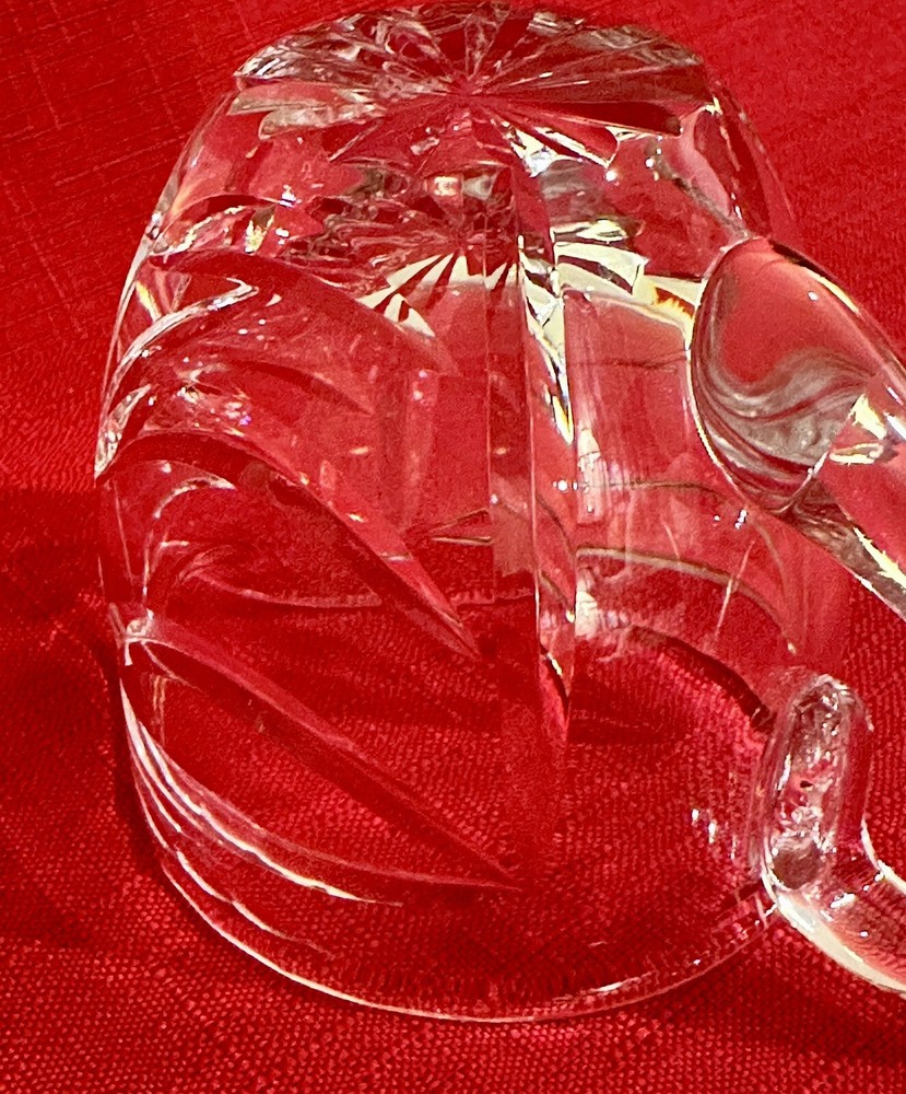*ROYAL BRIERLEY* Crystal Creamer Pitcher Swag pattern drape EXCEL! 2 3/4"