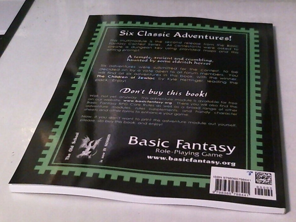 CS2 The Dark Temple Dragon Basic Fantasy D&D adventure module NEW book