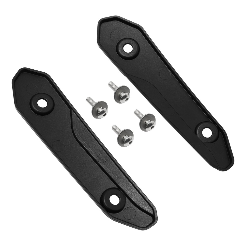 Black Split Windscreen Windshield Side Trim Fit For Harley CVO Road Glide 23-25