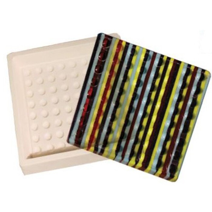 Dot Coaster Mold Glass Fusing Kiln Mold