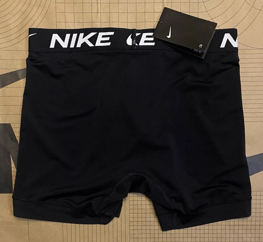 Nike Pro DRI-FIT 6" Boxer Brief Compression Shorts - Black - Men's Medium NWT