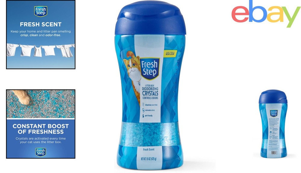 Cat Litter Deodorizing Crystals for Odor Control and Fresh Home Environment