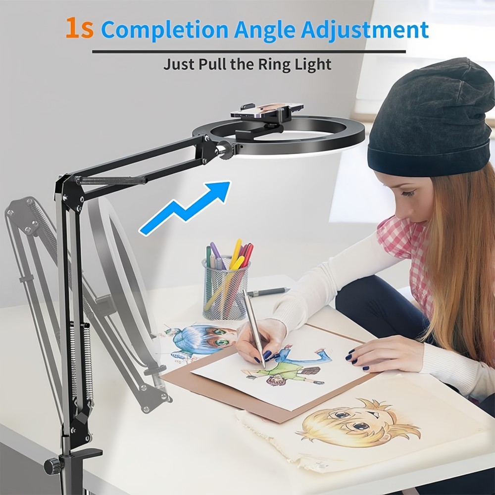 Phone Holders Camera Mounts Selfie Ring Light for Video Recording Live Streaming
