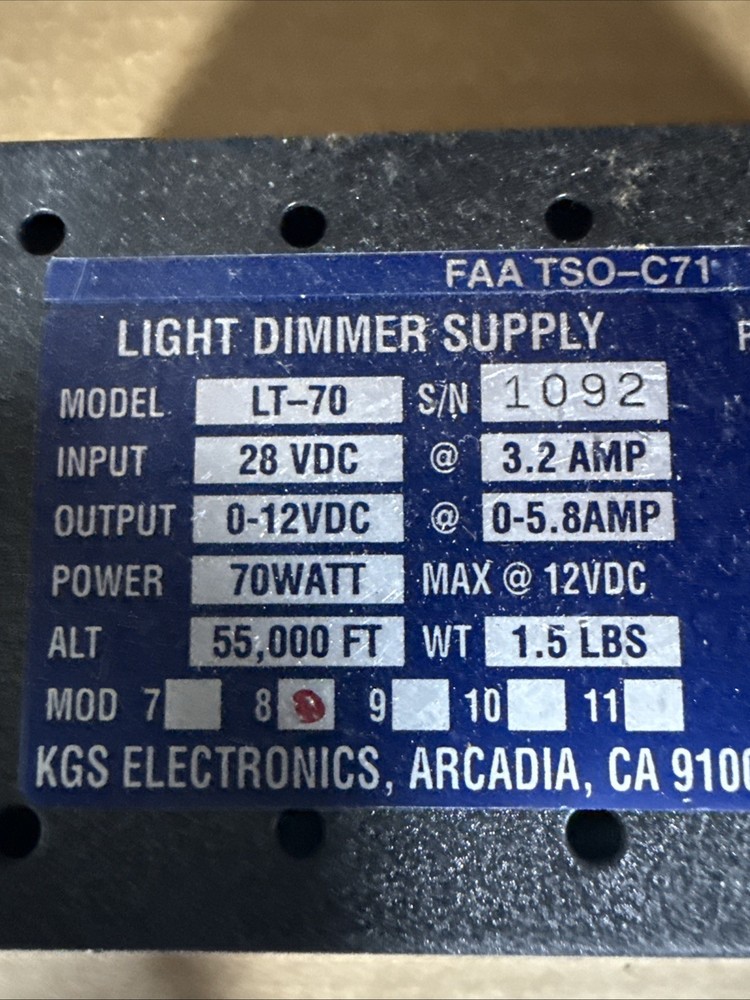 Kgs Electronics Light Dimmer Lt – 70