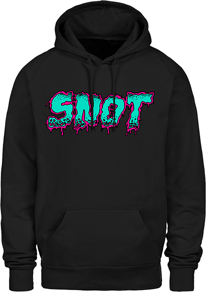 Snot Wheels Meltdown Black Hooded Sweatshirt
